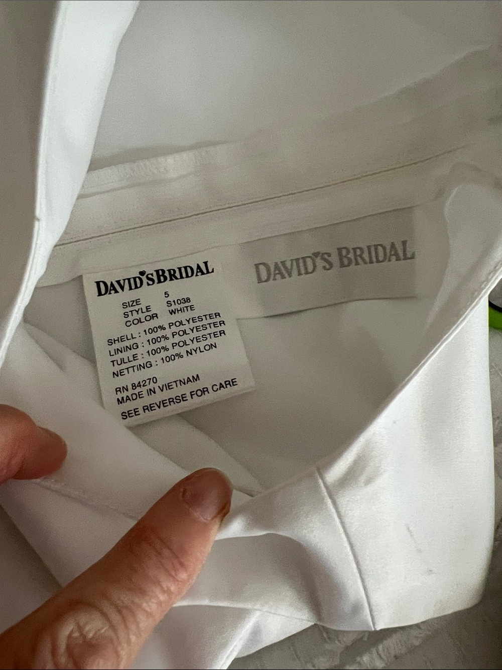 Davids Bridal flower girl dress size 5 - Picture 4 of 4